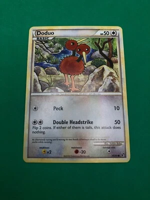Doduo - 45/90 - HGSS - Undaunted - Pokemon Card - Unplayed NM/EXL - Image 1 of 2