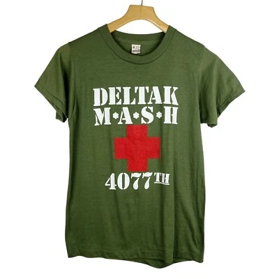 Vintage Screen Stars Deltak MASH 4077 Single Stitch USA Short Sleeve Shirt Med - Image 1 of 4