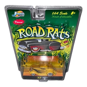 Jada Road Rats 1932 FORD COUPE strisce gialle/nere - Mr Big 1:64 pressofuso - Foto 1 di 2