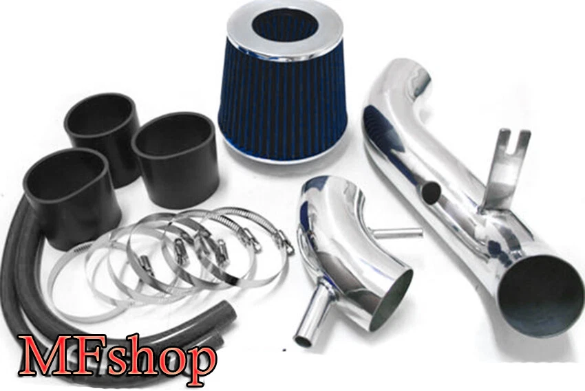 Black Blue For 1997-2001 Hyundai Tiburon 2.0L L4 Cold Air Intake Kit + Filter - Image 1 of 1