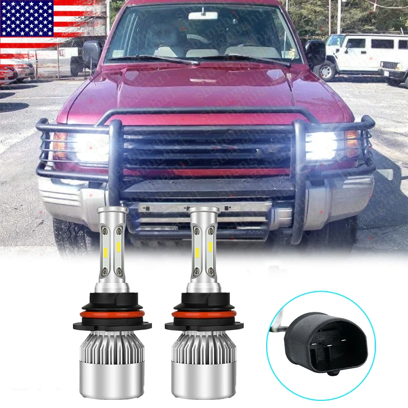Kit de conversión de faros LED 9004 2 piezas Plug&Play para Mitsubishi Montero 1992-1997 Foto 1 de 4