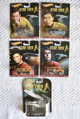 Lote (5) Hot Wheels Star Trek 50 4 Real Riders 1 entretenimento retrô (empresa) - Imagem 1 de 4