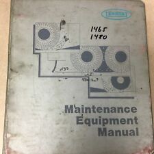 Tennant 1465 1480 OPERATION MAINTENANCE MANUAL PARTS LIST GUIDE FLOOR SCRUBBER