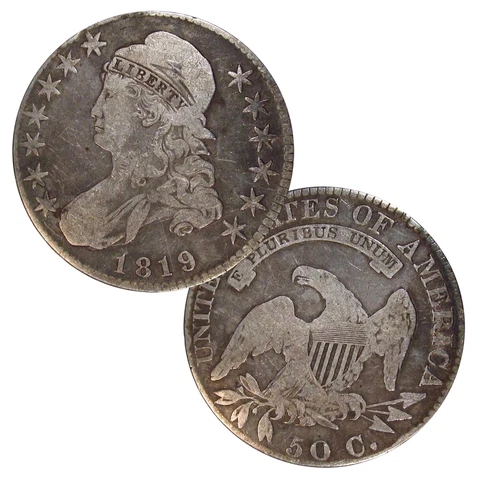 Capped Bust Half Dollars Average Circulated Cover