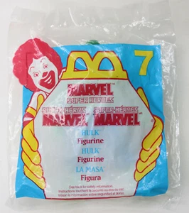 McDonald's Marvel Super Heroes Action Figure HULK 1996 Happy Meal Giocattolo Nuovo Sigillato - Foto 1 di 7