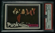 1977 Monty Gum Punk New Wave BLONDIE Rookie RC PSA 9 pop 1 highest!! HOF 