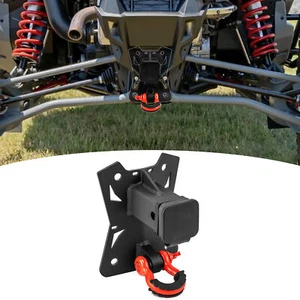 Enganche receptor trasero de 2" con anillo D de 3/4", cubierta antipolvo para Polaris RZR Turbo R/PRO S - Imagen 1 de 9