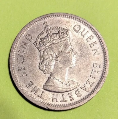 Hong Kong 1960 $1 Queen Elizabeth II One Dollar Coin - Image 1 of 2
