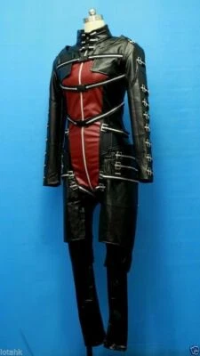 Mass Effect Asari Huntress dark red ver Cosplay Costume Custom Made! - Image 1 of 4