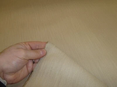 LIGHT OATMEAL BEIGE Plain Linen Blend Upholstery Fabric Laura Ashley