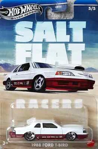 Hot Wheels Silver Series Salt Flat 1988 Ford T-Bird 1:64 Scale - Picture 1 of 3