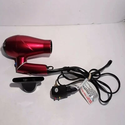 Conair InfinitiPro Folding Handle Hair Dryer 1875 Watt Red Black 270UTR - Image 1 of 4