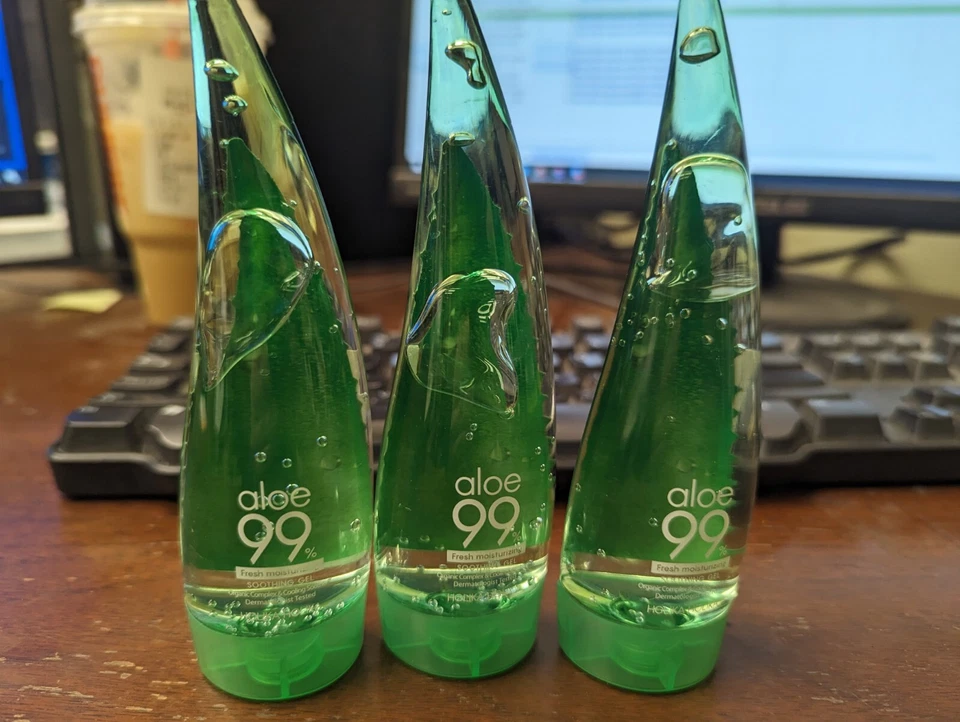 [ HOLIKA HOLIKA] Aloe 99% Gel Calmante 50 ml x 3 PACK Fresco Vendedor de EE. UU. Foto 1 de 1