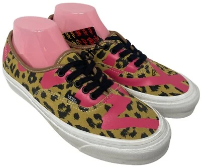 Vans Leopard Pink Shoes Women Size 10.5 Sneakers 44 Dx Alva Skater NEW - Image 1 of 4