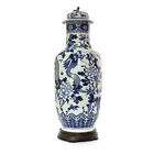 Early 18th century museum Ming Dynasty monumental vase, 22 inches tall!