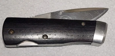 Cuchillo Bench Mark EE. UU. Rolox Cocobolo Vintage Benchmark Slide Foto 1 de 4