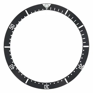 BEZEL INSERT FOR TAG HEUER 980.006 980.32 PROFESSIONAL WATCH BLACK  38MM X 32MM - Picture 1 of 2