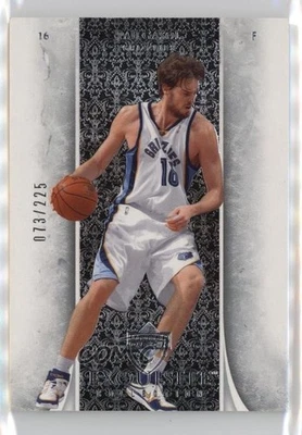 2005-06 Upper Deck Exquisite Collection /225 Pau Gasol #18 HOF - Image 1 of 2