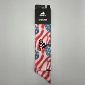 Adidas Alphaskin Americana Head Tie Headband **NEU** - Bild 1 von 10