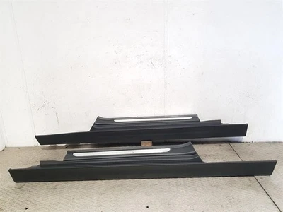 2014 ON F56 MINI COOPER S X2 PAIR FRONT SILL PLATE COVERS 3 DOOR HATCHBACK - Image 1 of 4