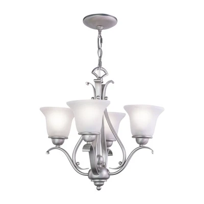 Vaxcel - Monrovia 4-Light Mini Chandelier in Transitional Style 18 Inches Tall - Image 1 of 4