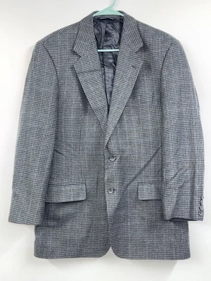Blazer Paul Fredrick Hombre 40R Gris 2 Botones Ventana Lana Abrigo Deportivo Foto 1 de 4