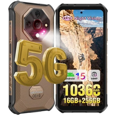 Ulefone Armor X16 Pro 5G Outdoor Smartphone Android 15 16GB+256GB 10360mAh Handy