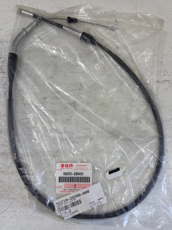 Cable de embrague para Suzuki RMZ450 2008-2017 OEM 58210-28H01 RMZ 450 RM-Z Foto 1 de 1