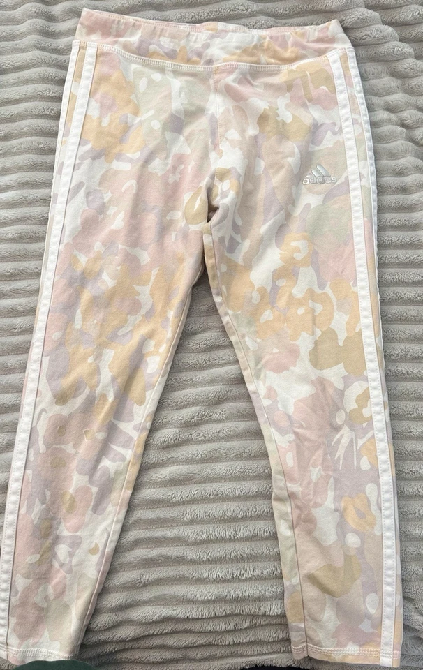 Adidas Youth Girls Regular Fit Coupe Standard Track Pants/joggers Size L 14 - Image 1 of 4