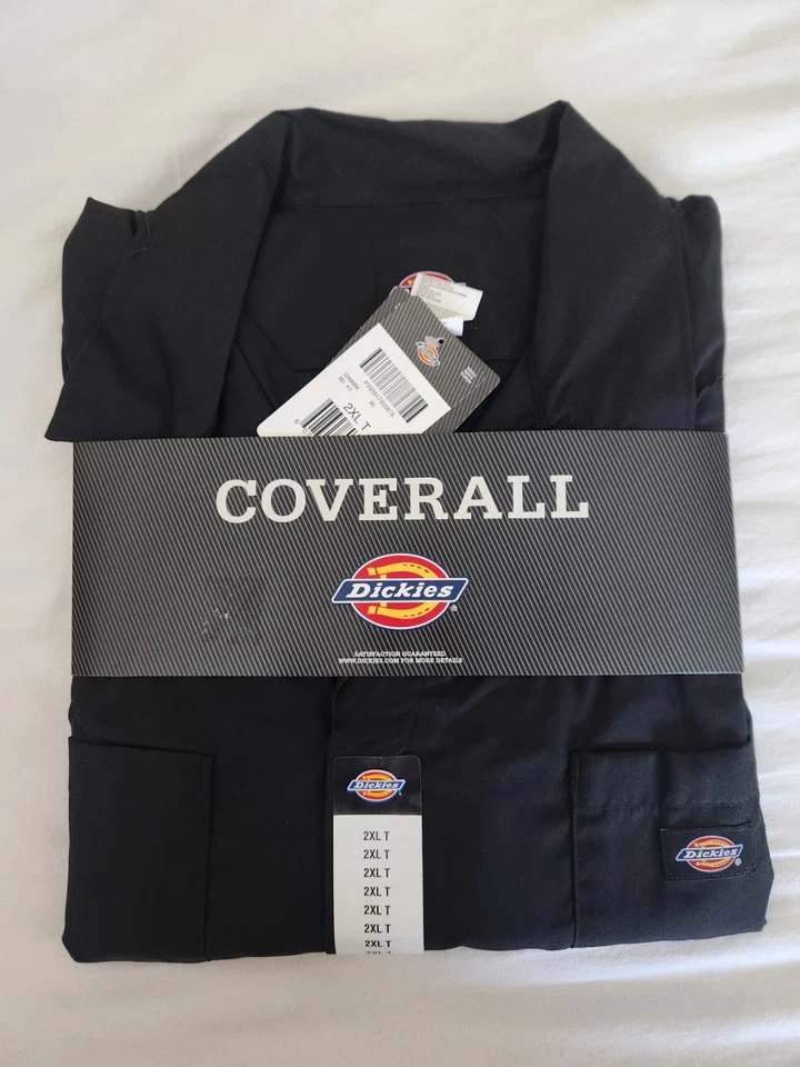 Mono Dickies Hombre Manga Corta Negro Nuevo con Etiquetas Foto 1 de 1