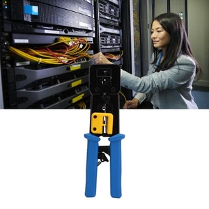 Ethernet-Crimper-Zange Arbeitssparendes Ethernet-Crimp- Für J45 RJ12 CAT5 CAT5e❀ - Afbeelding 1 van 22