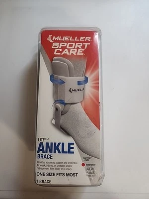 NUEVO Tobillera Mueller Sport Care 4554 Lite Nivel de Soporte Máximo Blanco OSFM Foto 1 de 4