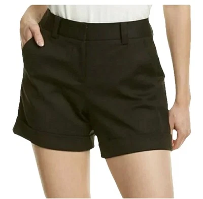 VINCE CAMUTO PANTALONES CORTOS DOBLADILLO CON PUÑOS Mujer TALLA 4 Negro Foto 1 de 4