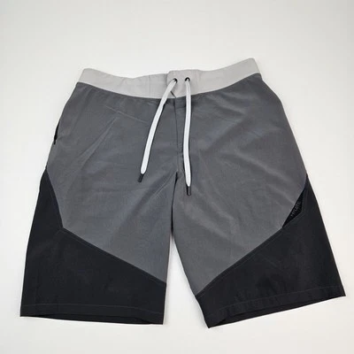 Hylete Shorts Men's Large Gray flex-knit Performance Stretch Workout Training - Image 1 of 4