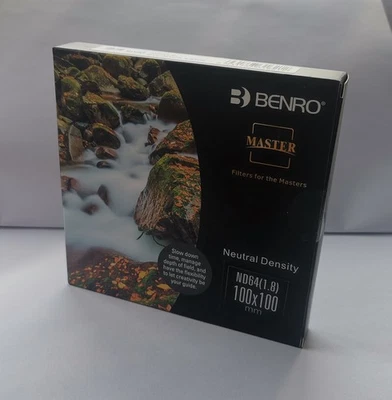 Benro Master 100mmx100mm ND16 ND64  ND1000 3.0 Neutral Density Square Filter - Image 1 of 4