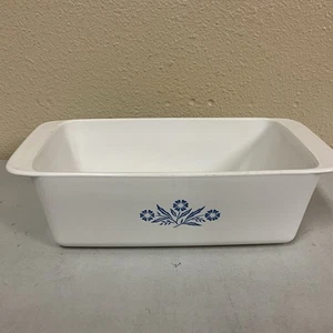 VTG Corning Ware Blue Cornflower Bread Meat Loaf Pan P-315B 9x5x3 2 Qt - Picture 1 of 3