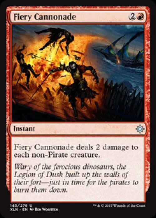 Fiery Cannonade - Medium Play MTG Ixalan - Image 1 of 1