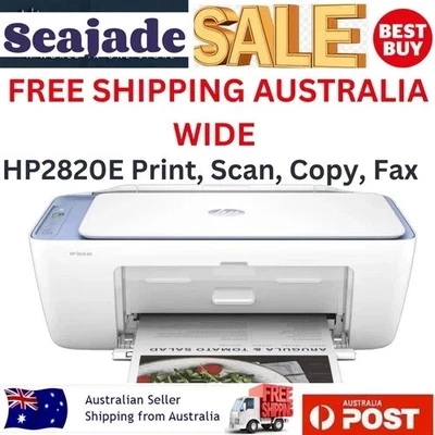 HP DeskJet 2820e All-in-One Wireless Color Printer Print Scan Copy + ink pack - image 1 of 4