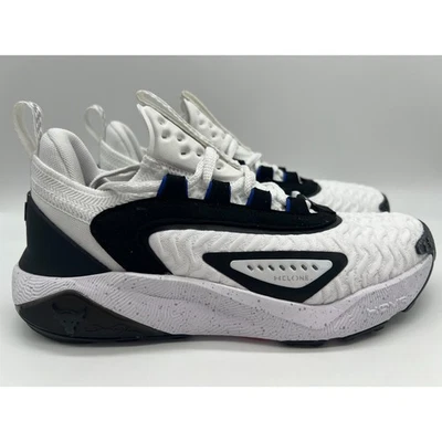 Under Armour Project Rock 7 White Black Team Royal 3027601 104 Women's Size 7 - Image 1 of 4