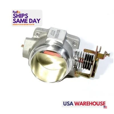 Bbk 1652, One Natural Aluminum 70Mm Throttle Body - Fits 01-03 Mustang 3.8L  - Image 1 of 4