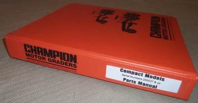 CHAMPION C50A C60A C70A C76A C80A C86A MOTOR GRADER PARTS MANUAL BOOK - Image 1 of 4