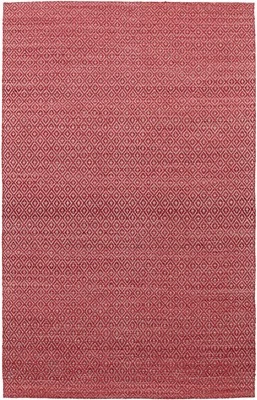 5x7 Dalyn Red Rows Faded Diamonds Geometric Area Rug ZE1 - Aprx 5' x 7' 6" - Image 1 of 2