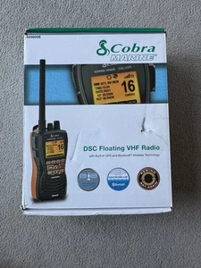 Radio VHF Cobra Marine HH600E | GPS de mano, Bluetooth, DSC, MOB, IPX8 impermeable - Imagen 1 de 6