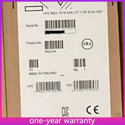 R0Q21A P11785-001 HPE MSA 14TB SAS 12G Midline 7.2K LFF 3.5" 512e HDD Hard Drive - Image 1 of 2