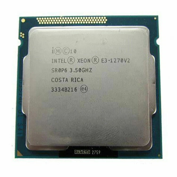 Intel Xeon E3-1270 V2 CPU Quad-Core SR0P6 3.5 GHz 8M 5 GT/s LGA 1155 Processor - Image 1 of 1