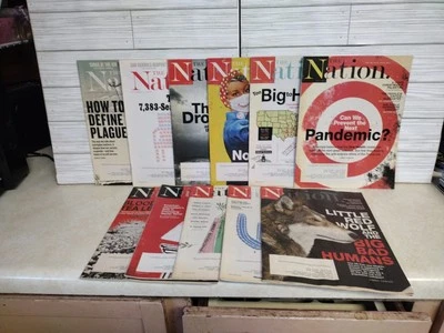 Lot of 11 - The Nation Magazine - All From 2020 - 2021 - Political - News -USA Foto 1 de 4