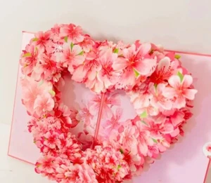 Birthday card 3D POP UP Card Flower Female mum daughter wife niece Birthday card - Picture 1 of 6