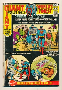 DC Giant World's Finest Comics Issue #206 Superman Batman Robin 3.0 GD/VG 1971 - Picture 1 of 2