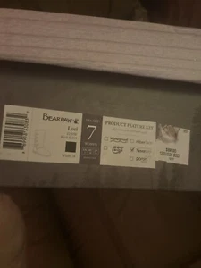 NEW IN BOX  BEAR PAW Sherpa Lined  Women's Suede Boots Black Size 7 - Picture 1 of 5