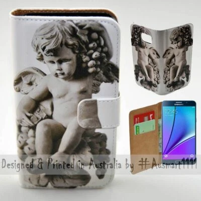 For Samsung Galaxy Note Series - Baby Angel Theme Print Mobile Phone Case Cover - image 1 of 3